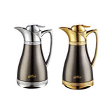 Termoskannor - Arabiska Design - 1 liter - Set om 2 Vit & Guld