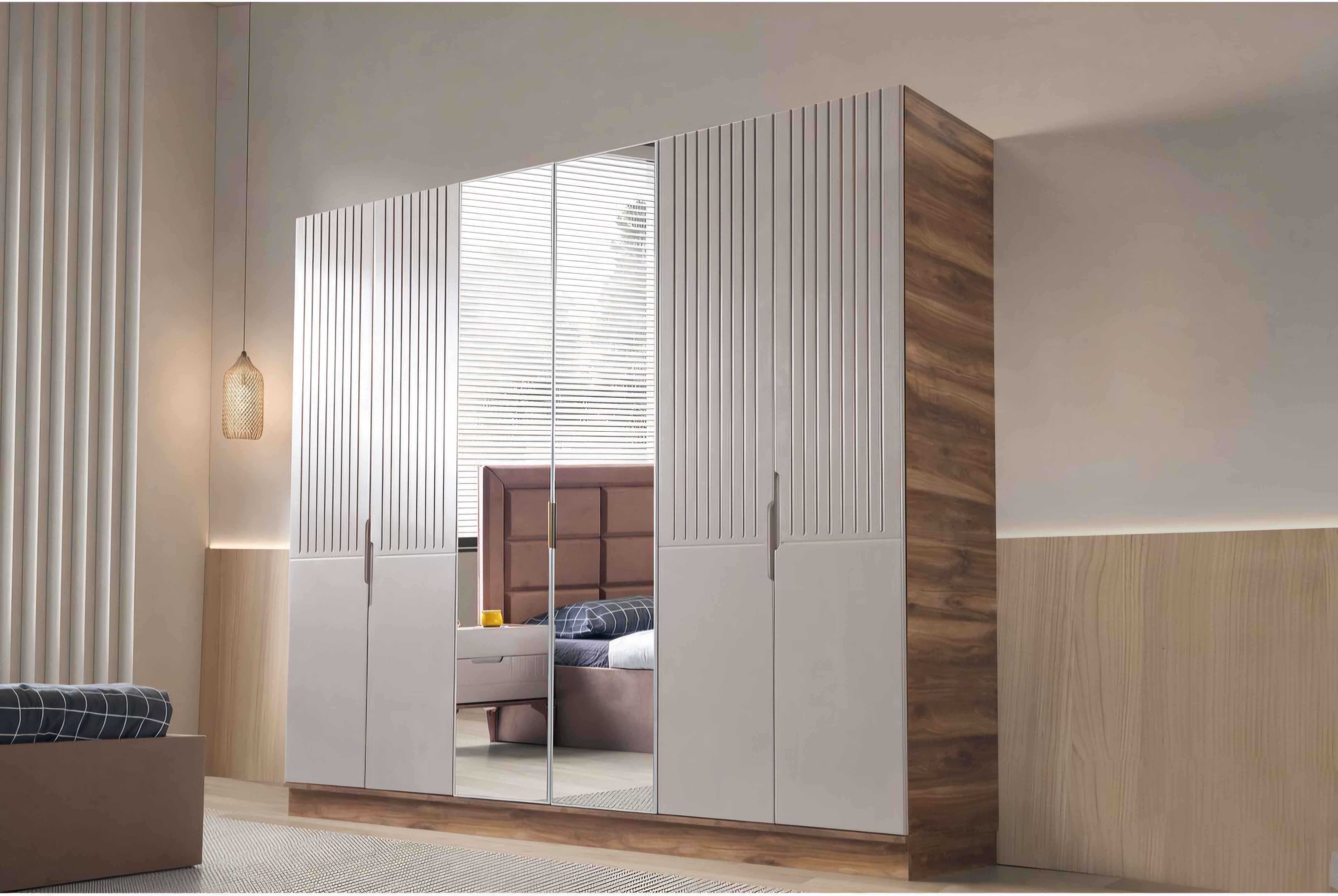 Kumsal
sovrumsset – Sandbeige